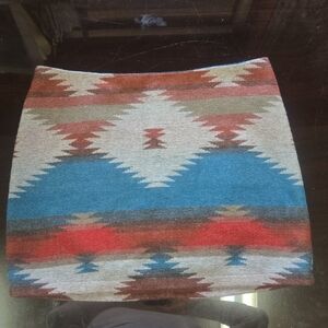 Multicolor Patterned Women's Skirt